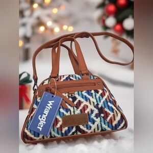 New Wrangler canvas satchel crossbody bag purse